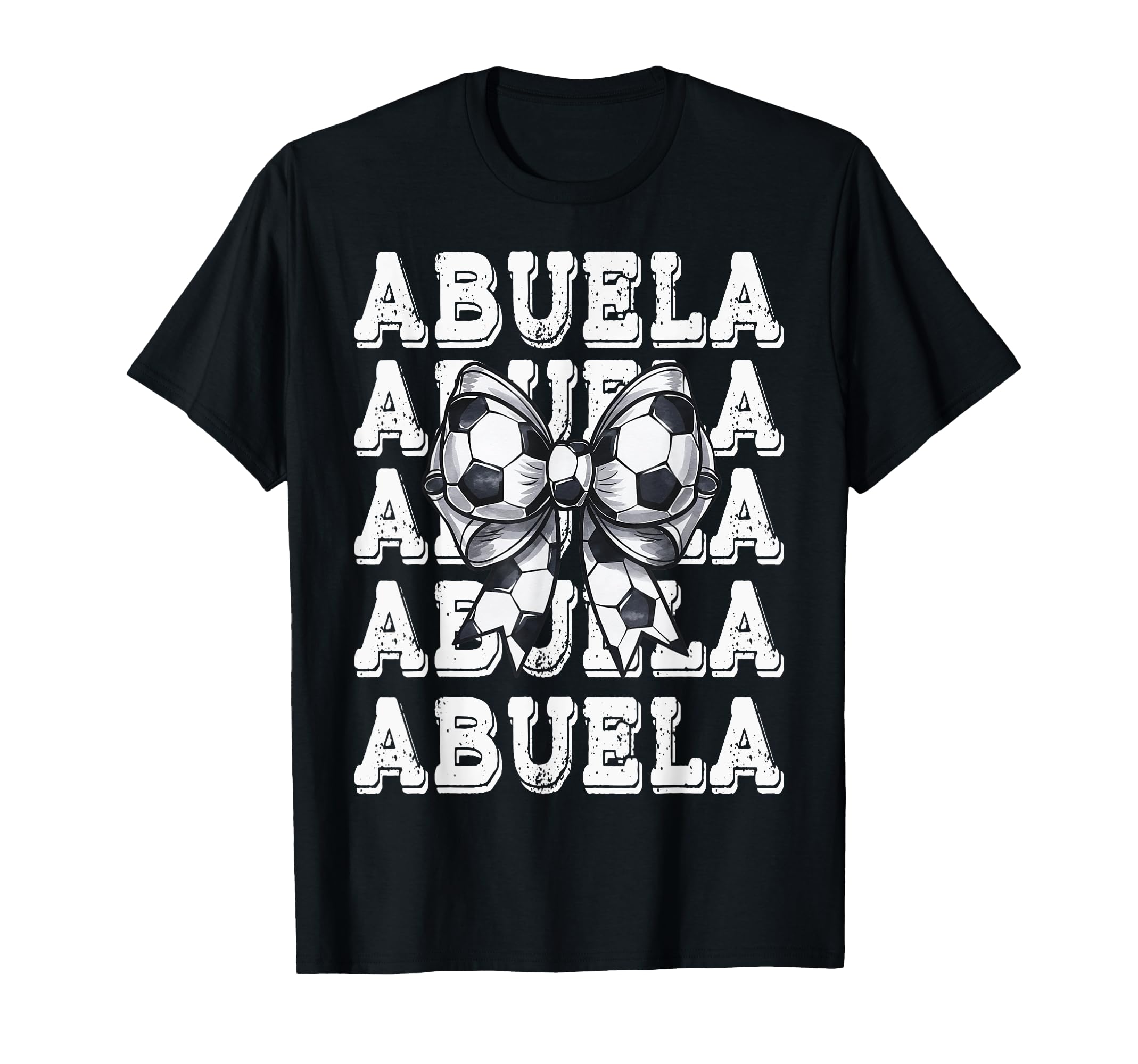 Coquette Soccer Abuela Matching Family Bow T-Shirt - Graphic Print Unisex - T-Shirt, Sweatshirt, Hoodie