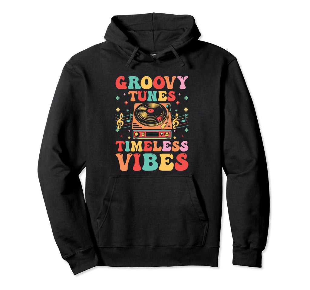 Funny Old School Dj Equipment Table Hoodie - Minimalist Print Unisex - T-Shirt, Sweatshirt, Hoodie