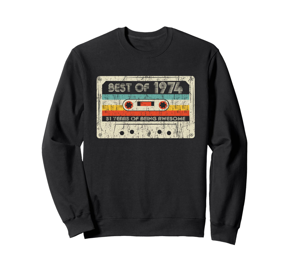 Best 1974 Birthday Yrs 1974 Sweatshirt - Aesthetic Graphic Men Women - T-Shirt, Sweatshirt, Hoodie