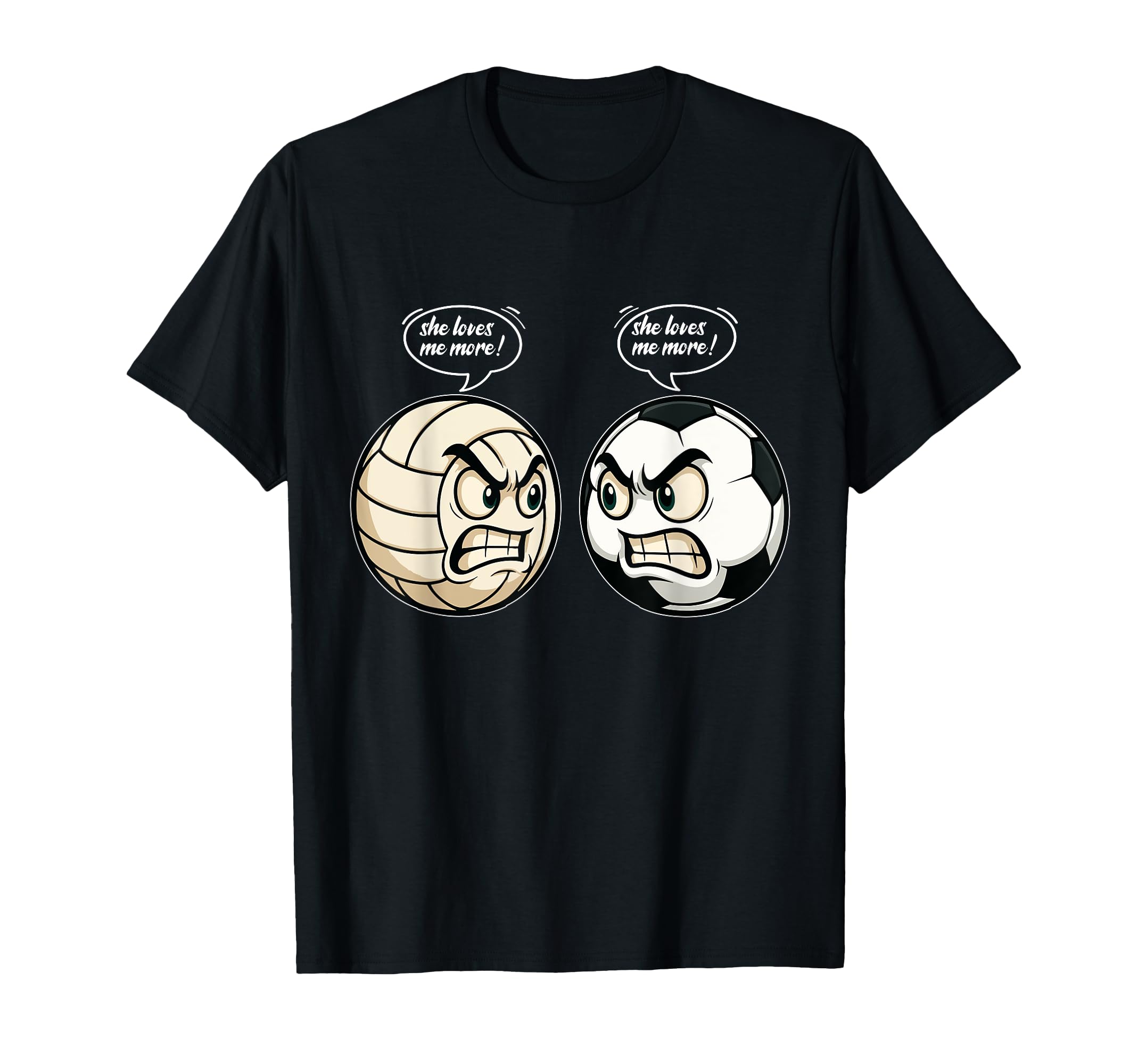 Soccer Volleyball Daughter She Love Me T-Shirt - Aesthetic Graphic Unisex - T-Shirt, Sweatshirt, Hoodie