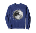 Black And White Disco Ball Club Sweatshirt - Trendy Graphic Unisex - T-Shirt, Sweatshirt, Hoodie
