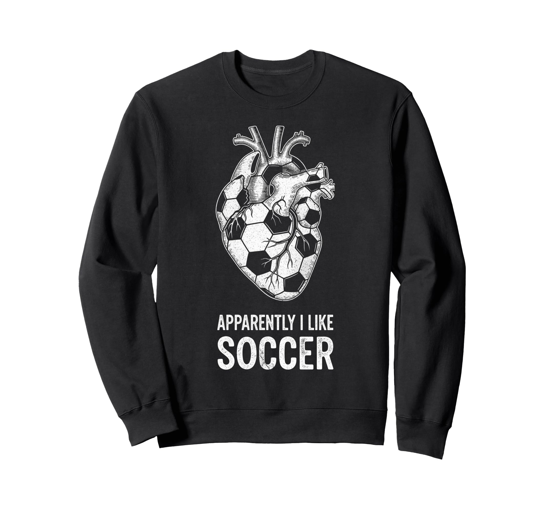 Funny Apparently I Like Soccer Sweatshirt - Custom Art Print for Adults - T-Shirt, Sweatshirt, Hoodie