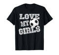 I Love My Dad Mom Soccer Soccer Mom T-Shirt - Minimalist Print Men Women - T-Shirt, Sweatshirt, Hoodie