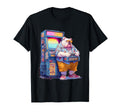 Funny English Bulldog Gamer Dog 80S Arcade T-Shirt - Unique Graphic Unisex - T-Shirt, Sweatshirt, Hoodie