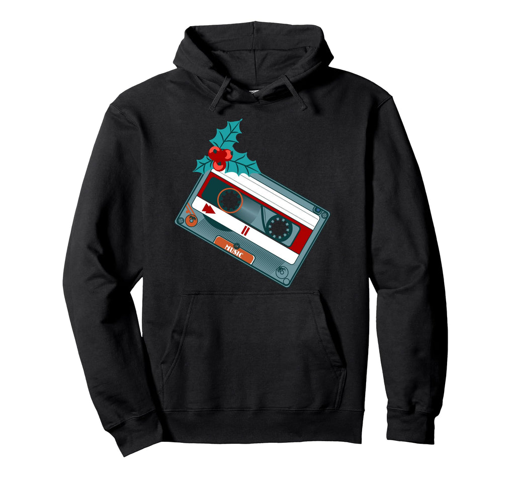 1980S Music Cassette Tape Ugly Hoodie - Casual Everyday Wear for Adults - T-Shirt, Sweatshirt, Hoodie