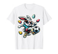 Happy Easter Soccer Easter Bunny T-Shirt - Custom Art Print for Adults - T-Shirt, Sweatshirt, Hoodie