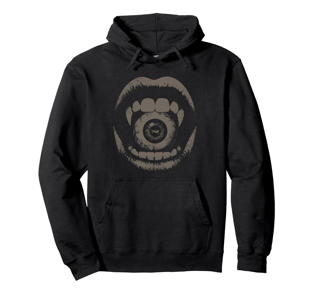 Vampire Fangs Eyeball Grunge Goth Hoodie - Streetwear Style Men Women - T-Shirt, Sweatshirt, Hoodie