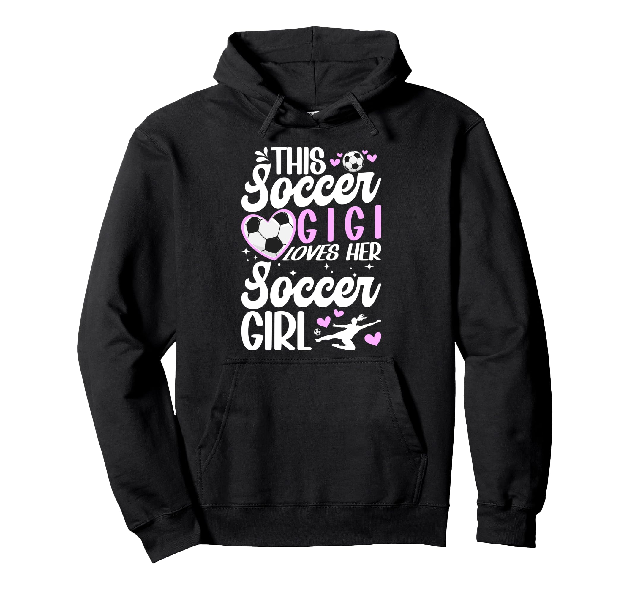 Soccer Gigi Loves Her Soccer Hoodie - Casual Everyday Wear for Adults - T-Shirt, Sweatshirt, Hoodie