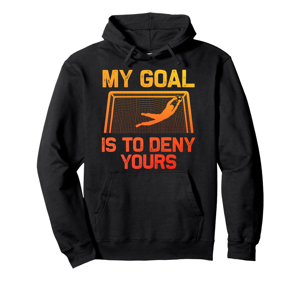 Soccer Goalie Art Gag Soccer Player Hoodie - Minimalist Print Unisex - T-Shirt, Sweatshirt, Hoodie