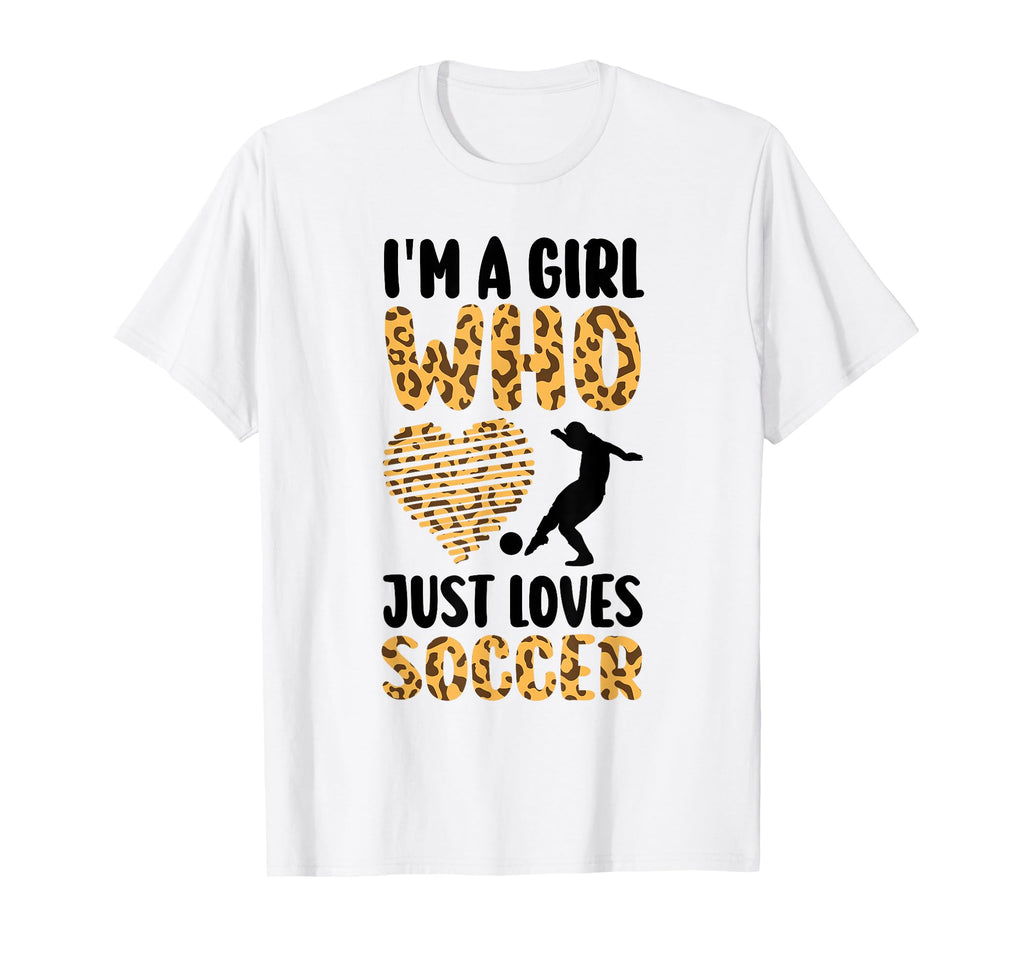 Im Who Just Loves Soccer Soccer T-Shirt - Minimalist Print Unisex - T-Shirt, Sweatshirt, Hoodie