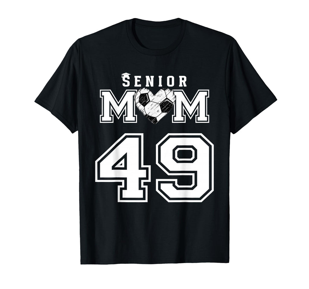 Proud Senior Soccer Mom Custom Jersey T-Shirt - Unique Graphic for Adults - T-Shirt, Sweatshirt, Hoodie