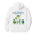 Busy Raising Baller Baseball Hoodie - Casual Everyday Wear Men Women - T-Shirt, Sweatshirt, Hoodie