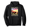 Badlands National Park South Dakota Bison Hoodie - Minimalist Print Unisex - T-Shirt, Sweatshirt, Hoodie
