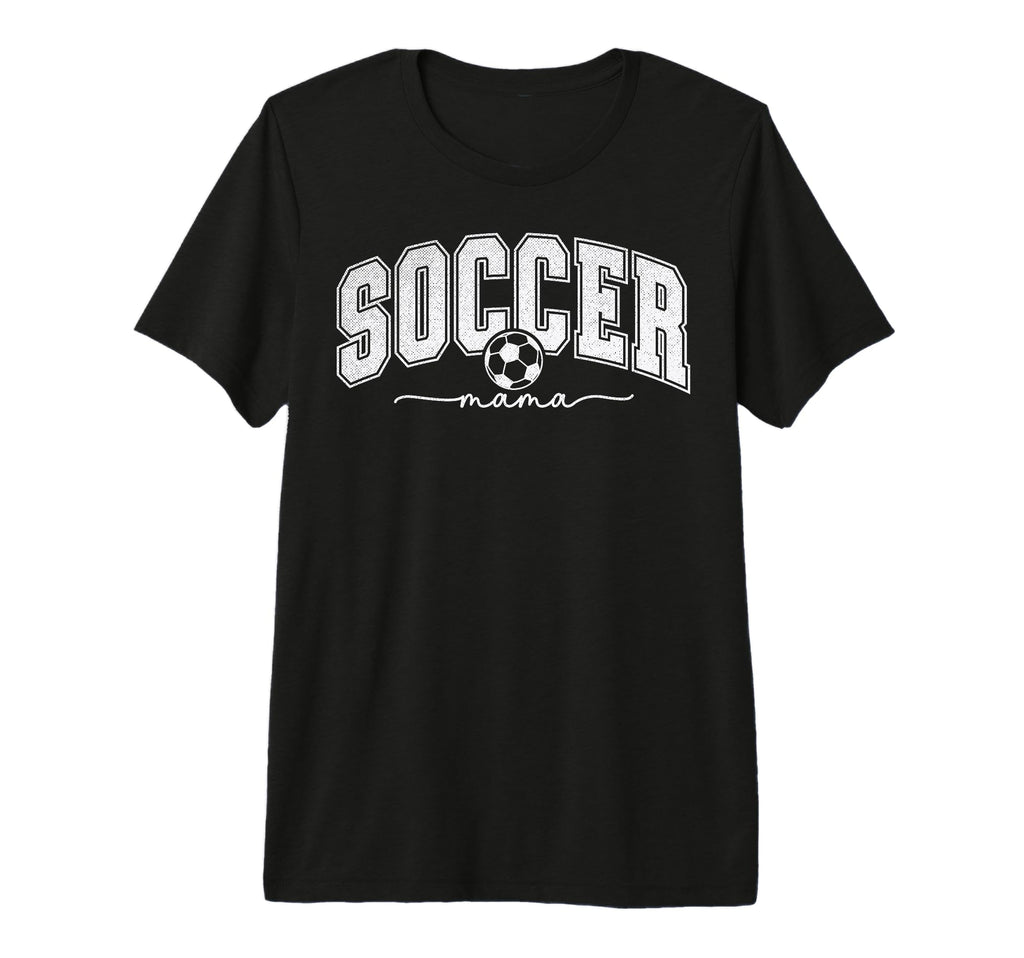 Soccer Mama Tri Blend T-Shirt - Trendy Graphic for Adults - T-Shirt, Sweatshirt, Hoodie