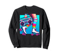Rollerskates Funny 80S Roller Disco Sweatshirt - Unique Graphic Men Women - T-Shirt, Sweatshirt, Hoodie