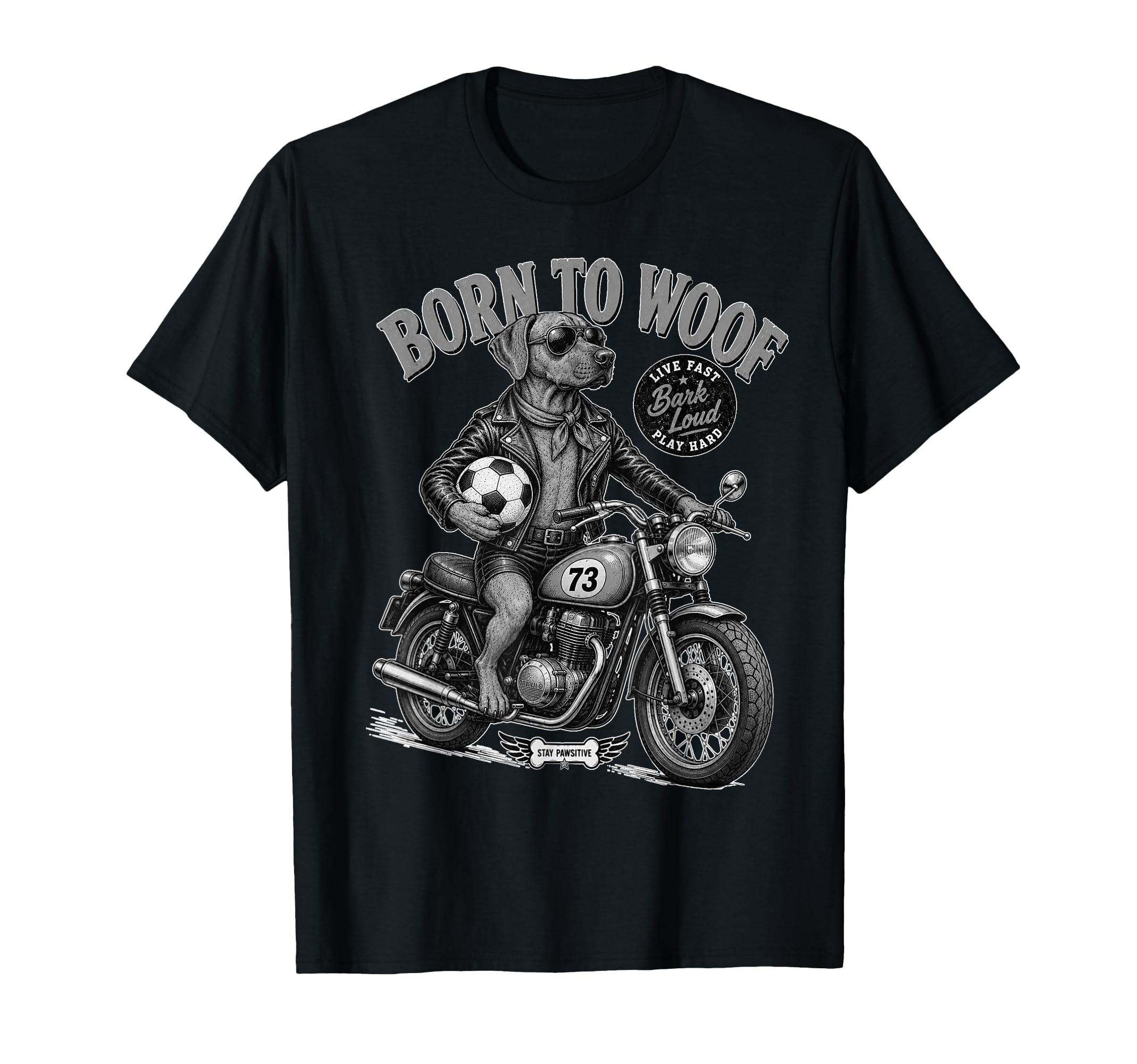 Ridgeback Motorbike Love Footbal T-Shirt - Aesthetic Graphic Men Women - T-Shirt, Sweatshirt, Hoodie