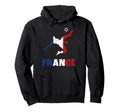 France Soccer Football Game Player Hoodie - Fun Novelty Design for Adults - T-Shirt, Sweatshirt, Hoodie