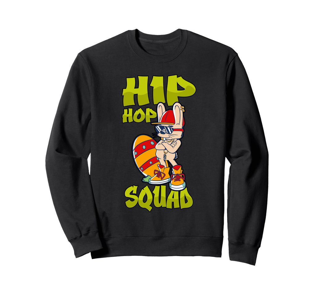 Hip Hop Squad Bunny Old School Rap Sweatshirt - Trendy Graphic for Adults - T-Shirt, Sweatshirt, Hoodie