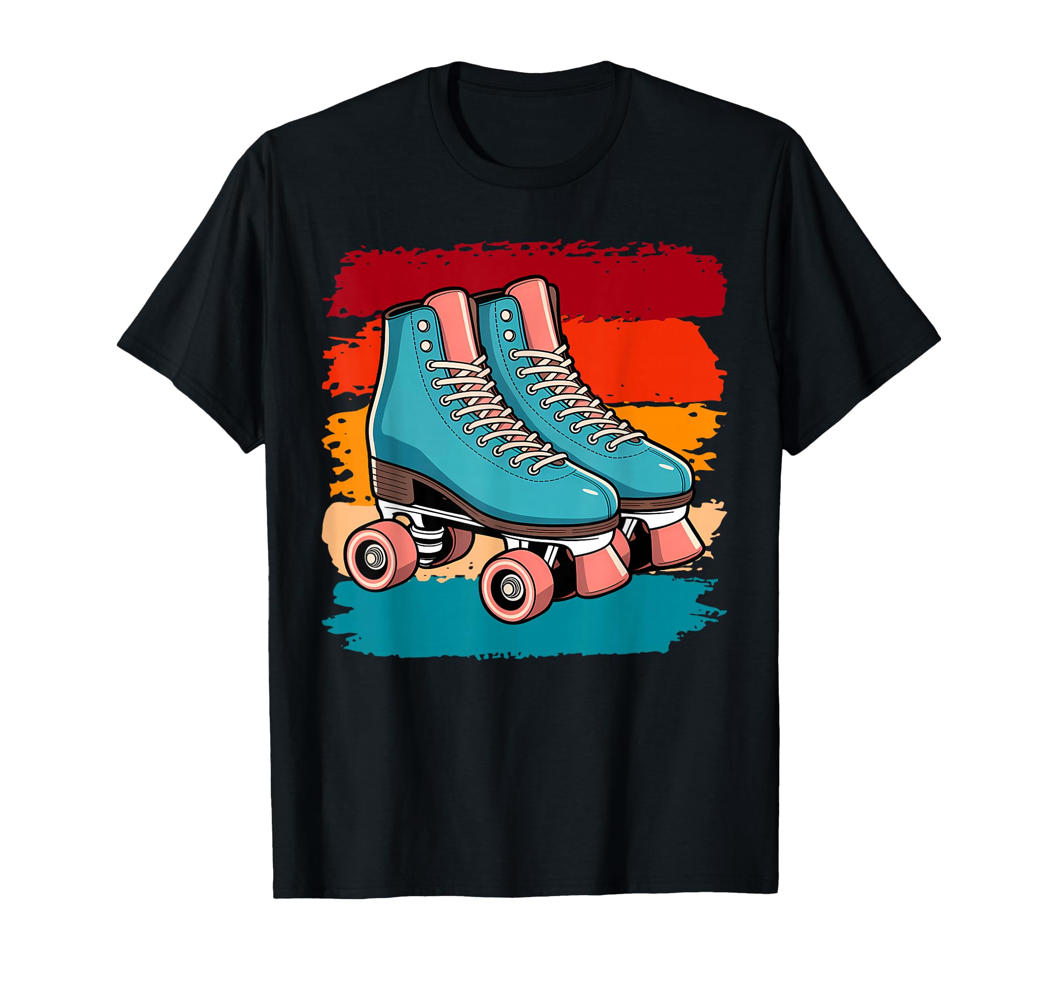 Roller Skate Skating 70S T-Shirt - Unique Graphic Men Women - T-Shirt, Sweatshirt, Hoodie