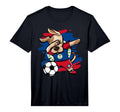Dabbing Dog Belize Soccer Fans T-Shirt - Minimalist Print for Adults - T-Shirt, Sweatshirt, Hoodie