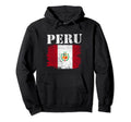 Peru Flag Patriotic Football Proud Hoodie - Trendy Graphic Men Women - T-Shirt, Sweatshirt, Hoodie