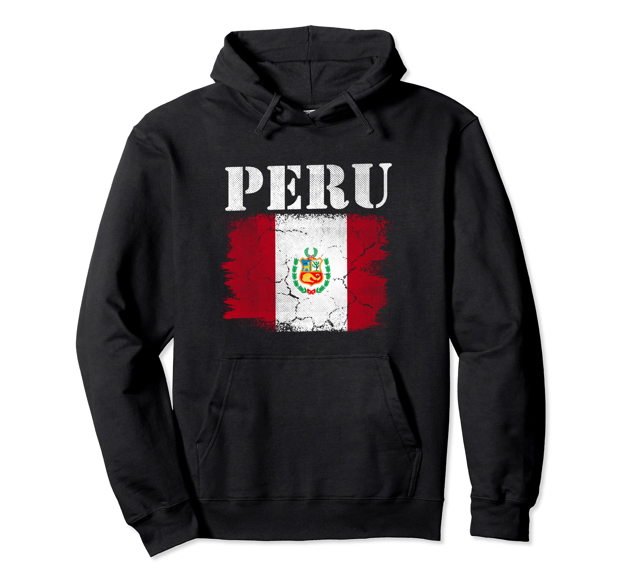 Peru Flag Patriotic Football Proud Hoodie - Trendy Graphic Men Women - T-Shirt, Sweatshirt, Hoodie