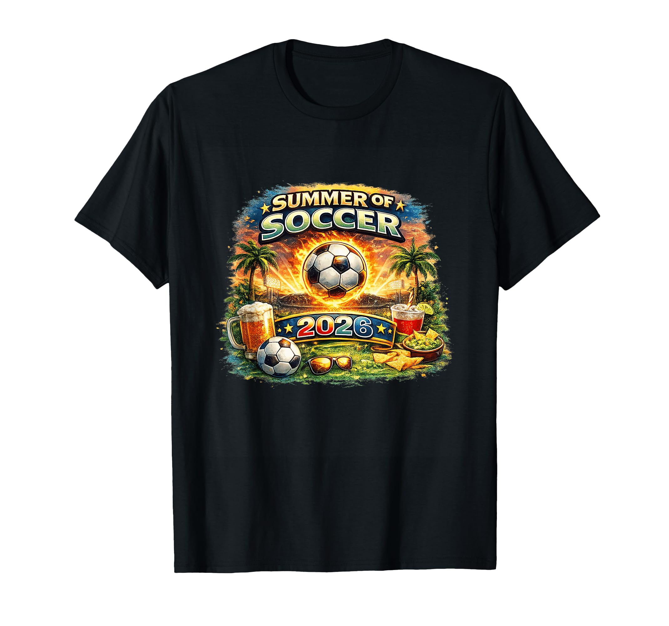 Summer Soccer 2026 Fan Football Game Day T-Shirt - Novelty Apparel Unisex - T-Shirt, Sweatshirt, Hoodie