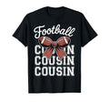 Football Cousin Bow Football Lover T-Shirt - Unique Graphic Men Women - T-Shirt, Sweatshirt, Hoodie