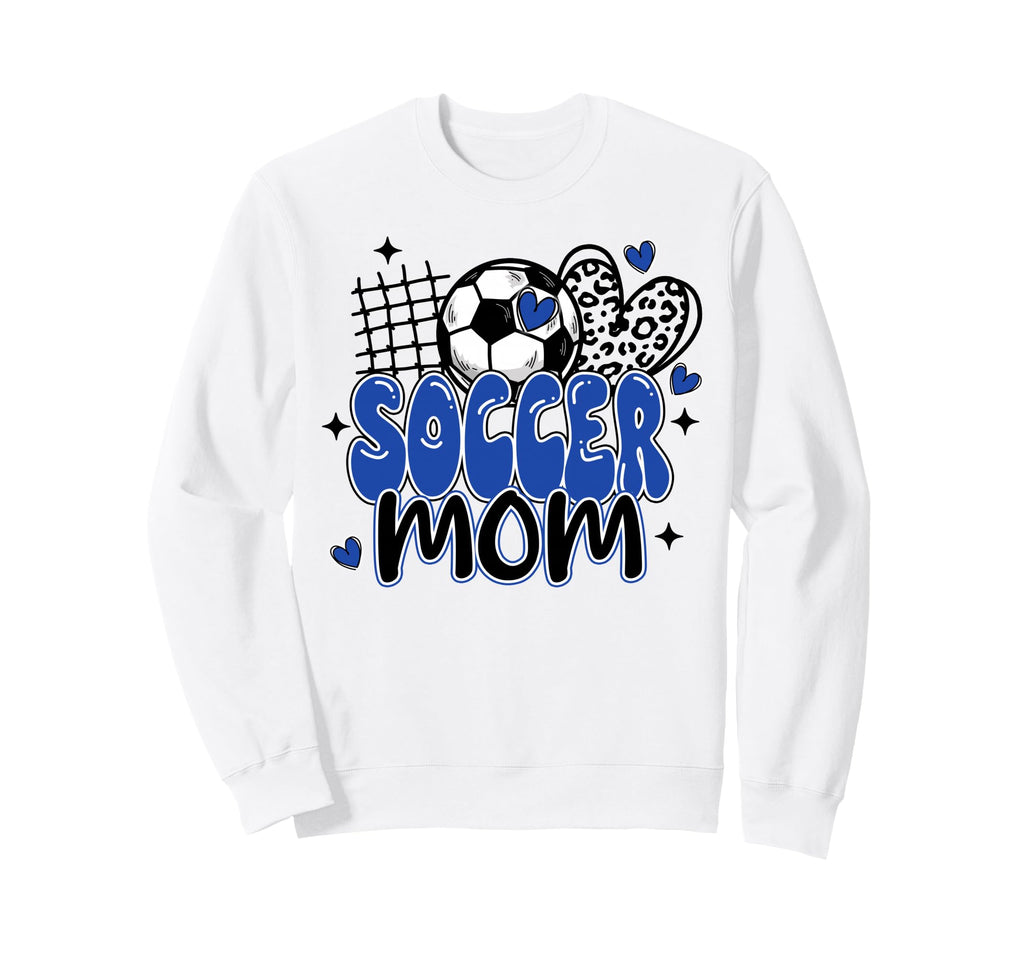Soccer Mom Leopard Funny Soccer Mama Sweatshirt - Minimalist Print Unisex - T-Shirt, Sweatshirt, Hoodie