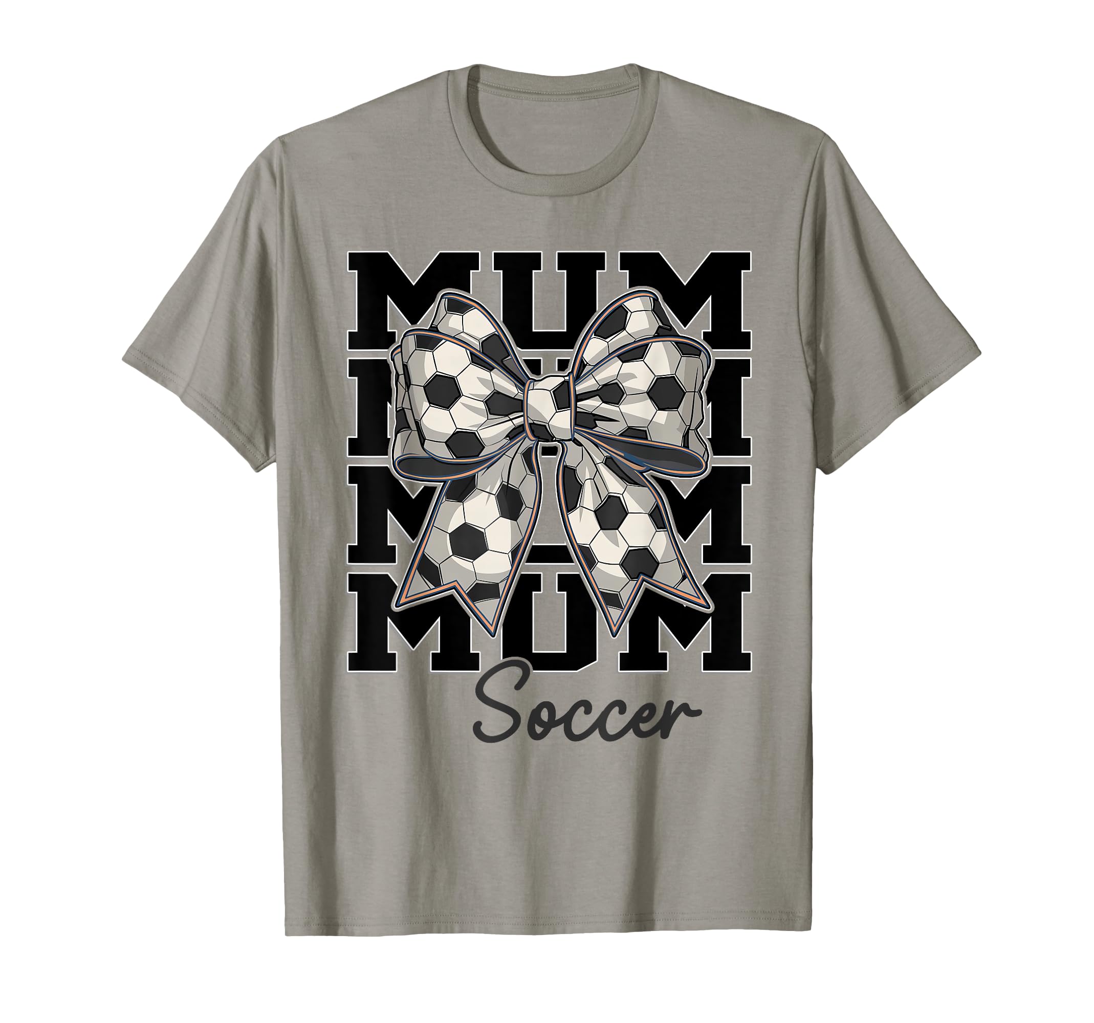Soccer Mum Coquette Bow Biggest Fan T-Shirt - Trendy Graphic Men Women - T-Shirt, Sweatshirt, Hoodie