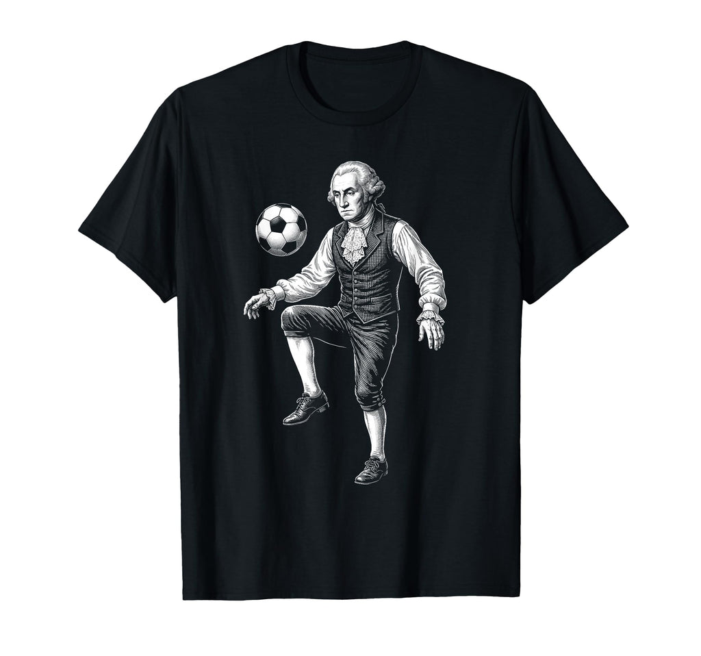 George Washington President Playing T-Shirt - Casual Everyday Wear Unisex - T-Shirt, Sweatshirt, Hoodie