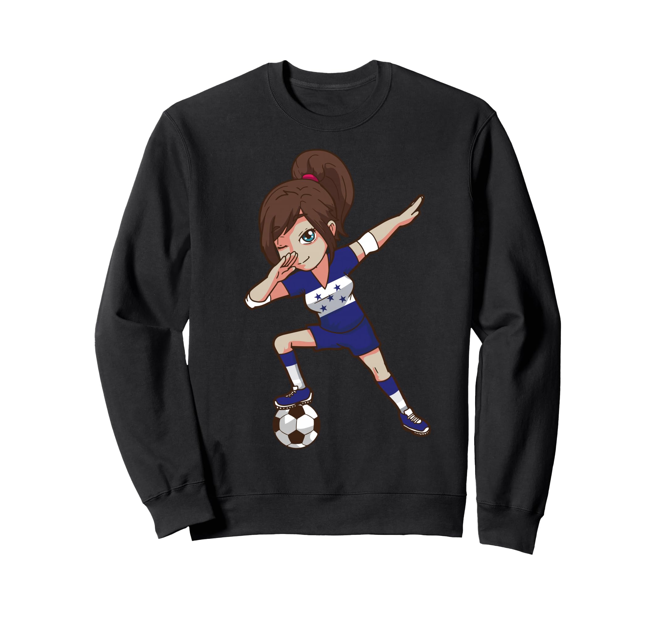 Soccer Fan Honduras Honduran Flag Sweatshirt - Casual Everyday Wear Unisex - T-Shirt, Sweatshirt, Hoodie