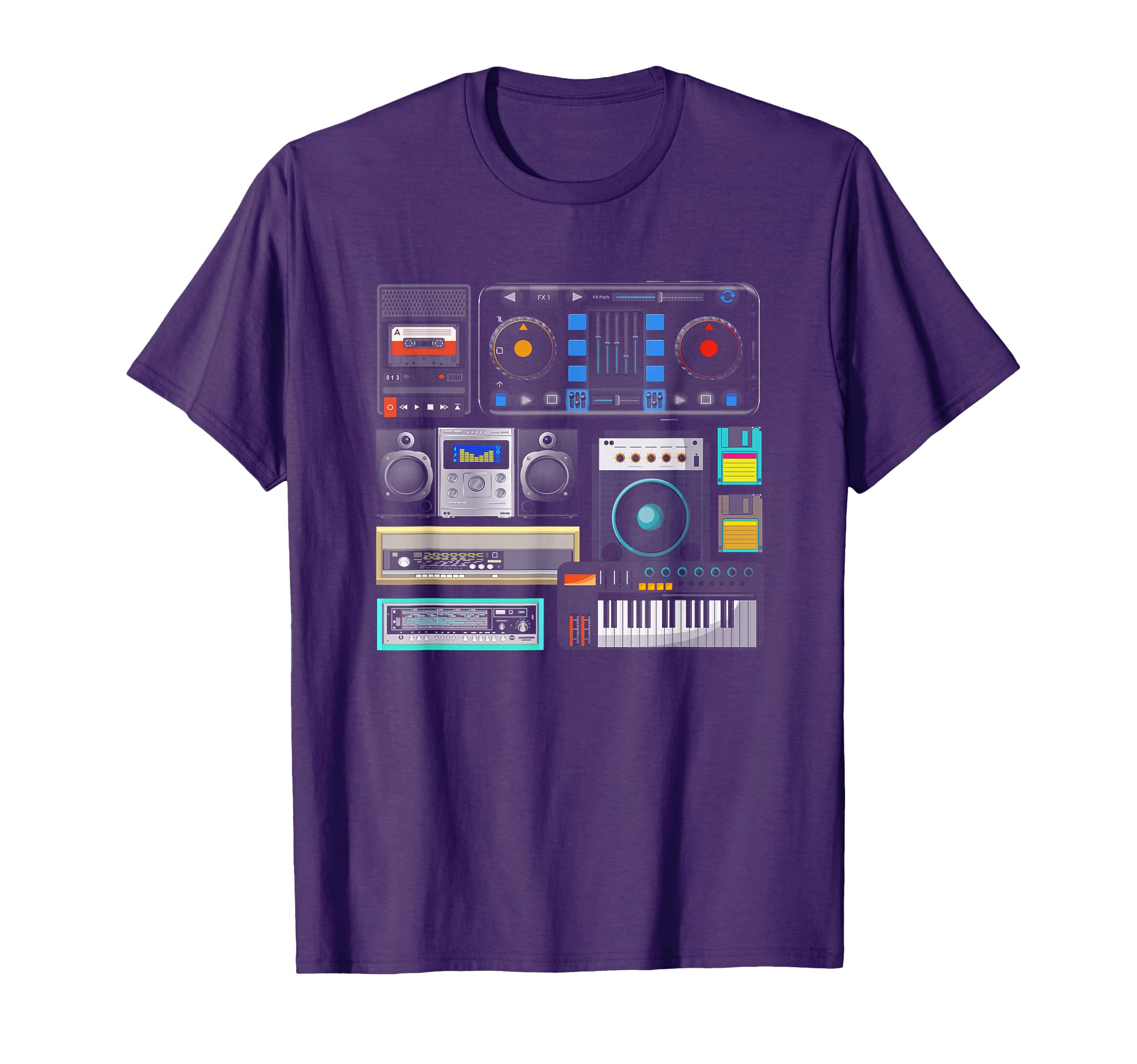 Old School Hip Hop Rap Music Beat Maker Dj T-Shirt - Trendy Graphic Unisex - T-Shirt, Sweatshirt, Hoodie