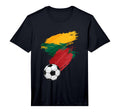 Lithuania Soccer Football Flag T-Shirt - Minimalist Print Unisex - T-Shirt, Sweatshirt, Hoodie