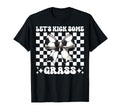 Lets Kick Some Grass Soccer Coquette T-Shirt - Minimalist Print for Adults - T-Shirt, Sweatshirt, Hoodie