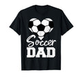 Soccer Dad Heart Funny Heartfelt Love T-Shirt - Trendy Graphic Men Women - T-Shirt, Sweatshirt, Hoodie