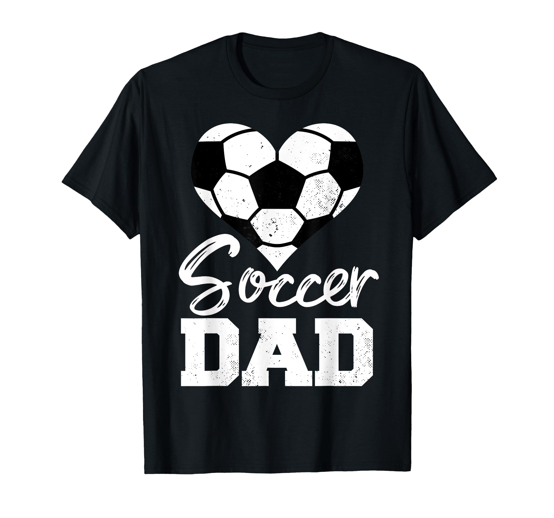 Soccer Dad Heart Funny Heartfelt Love T-Shirt - Trendy Graphic Men Women - T-Shirt, Sweatshirt, Hoodie