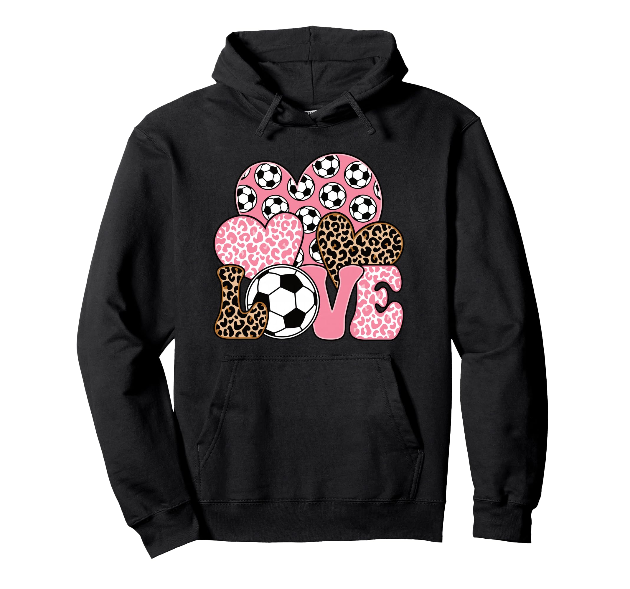 Love Soccer Soccer Lover Hoodie - Trendy Graphic for Adults - T-Shirt, Sweatshirt, Hoodie