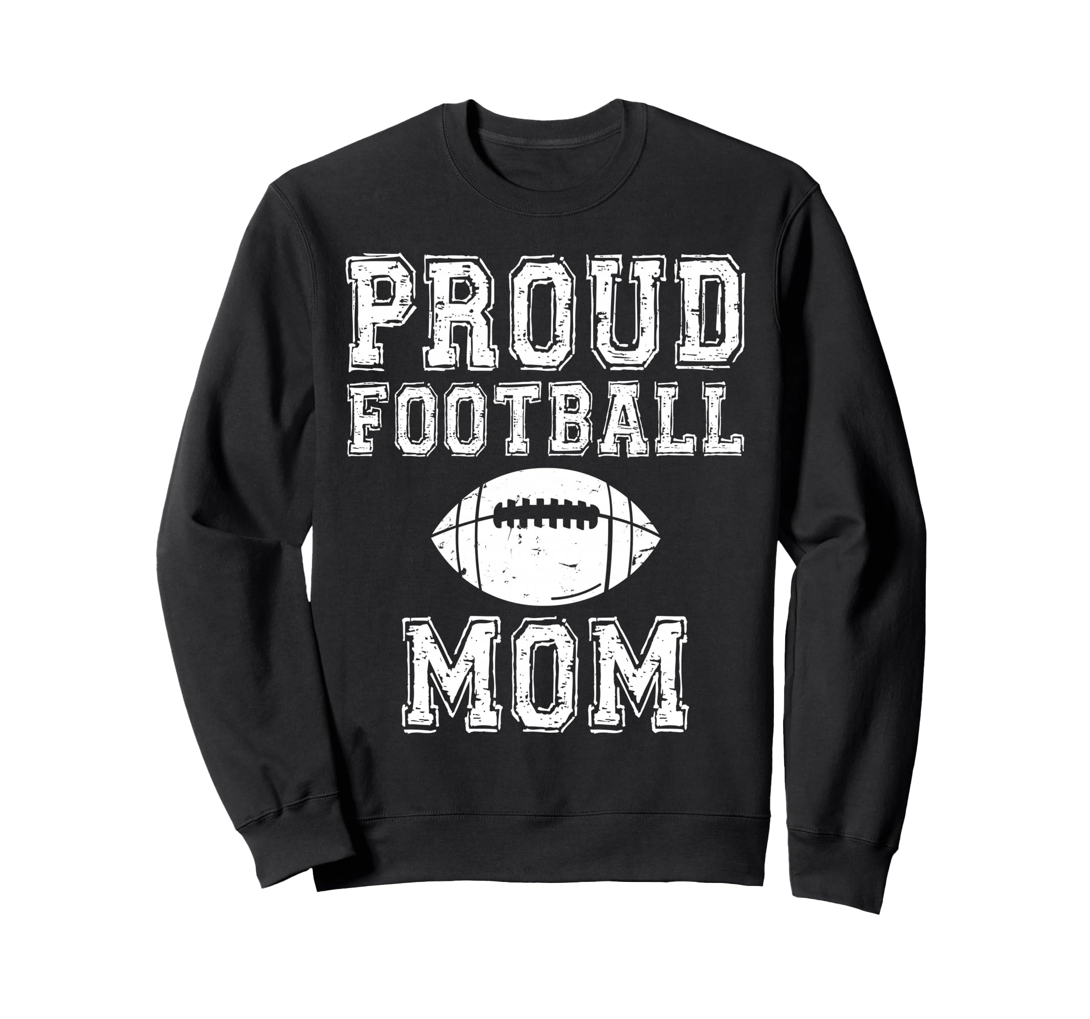 Proud Football Mom Game Day Sweatshirt - Casual Everyday Wear for Adults - T-Shirt, Sweatshirt, Hoodie