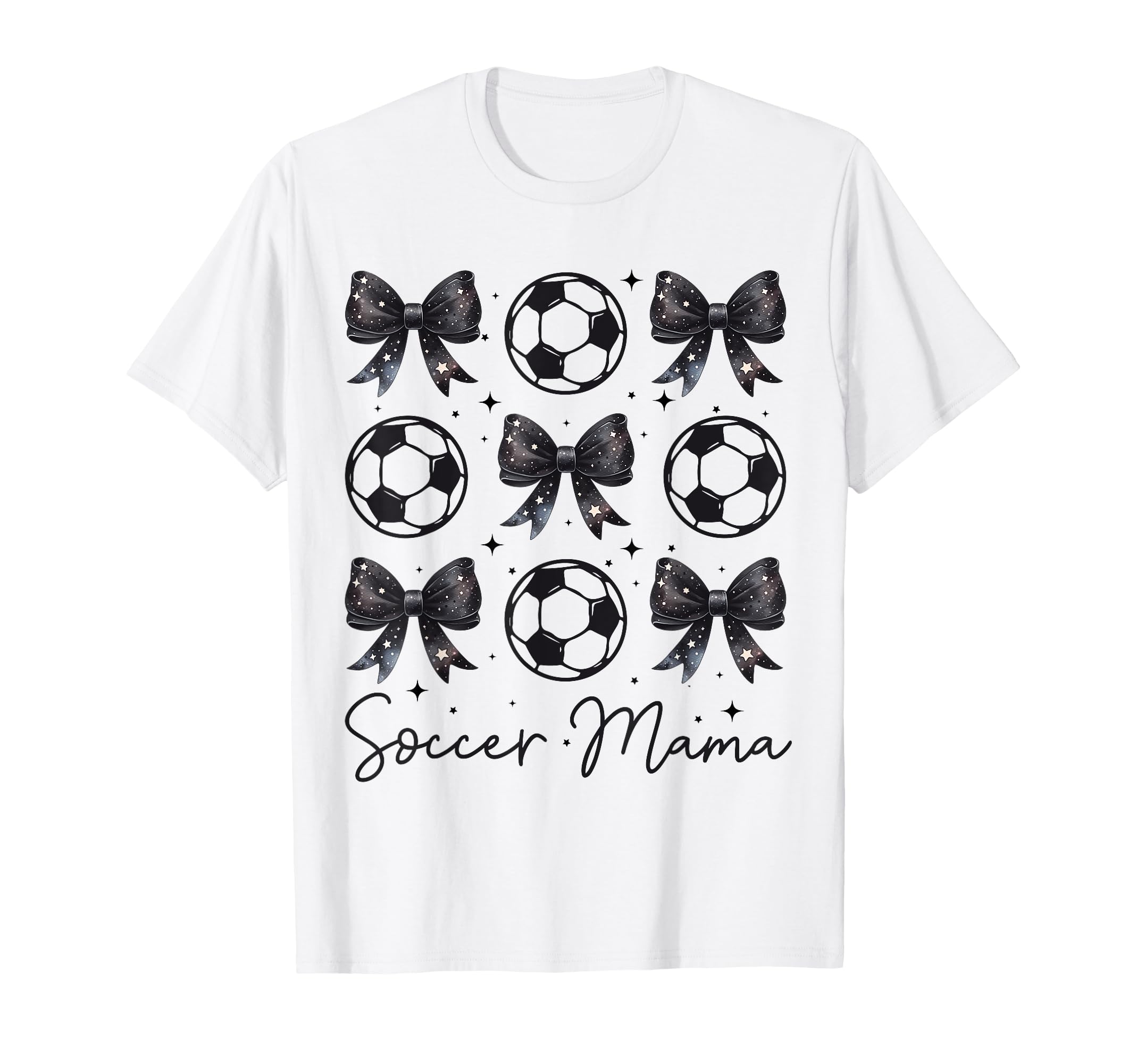 Soccer Mama Coquette Bow Soccer Mom T-Shirt - Minimalist Print Men Women - T-Shirt, Sweatshirt, Hoodie