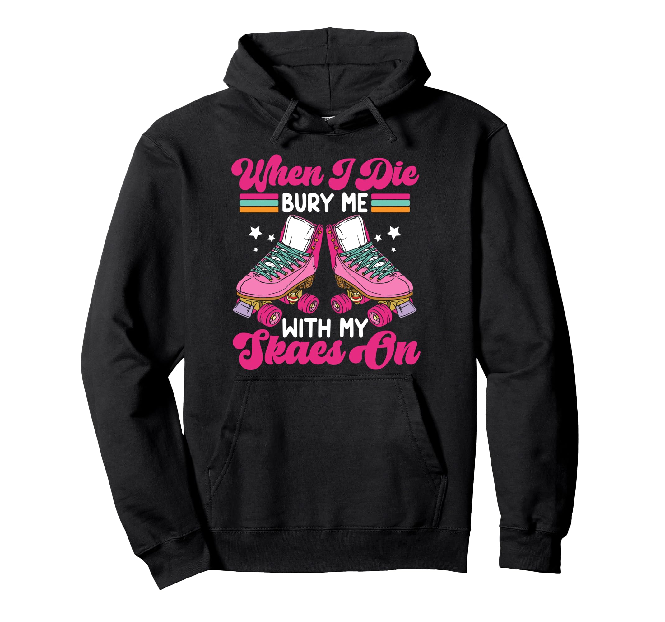 Roller Skating Skate 1970S When I Hoodie - Casual Everyday Wear for Adults - T-Shirt, Sweatshirt, Hoodie