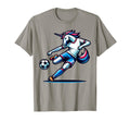 Footballer Unicorn Fans Soccer Team T-Shirt - Graphic Print Unisex - T-Shirt, Sweatshirt, Hoodie