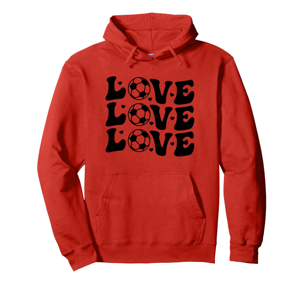 Soccer Valentines Day Sports And Hoodie - Unique Graphic for Adults - T-Shirt, Sweatshirt, Hoodie