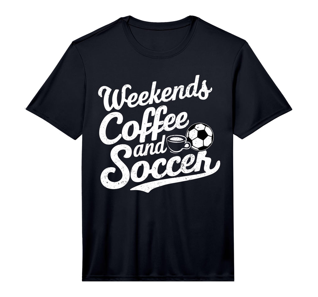 Weekends Coffee And Soccer Fun T-Shirt - Custom Art Print for Adults - T-Shirt, Sweatshirt, Hoodie