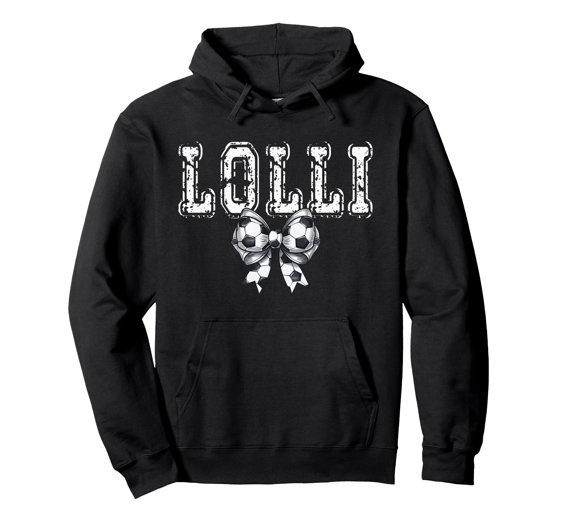 Coquette Soccer Lolli Spirit Hoodie - Casual Everyday Wear for Adults - T-Shirt, Sweatshirt, Hoodie