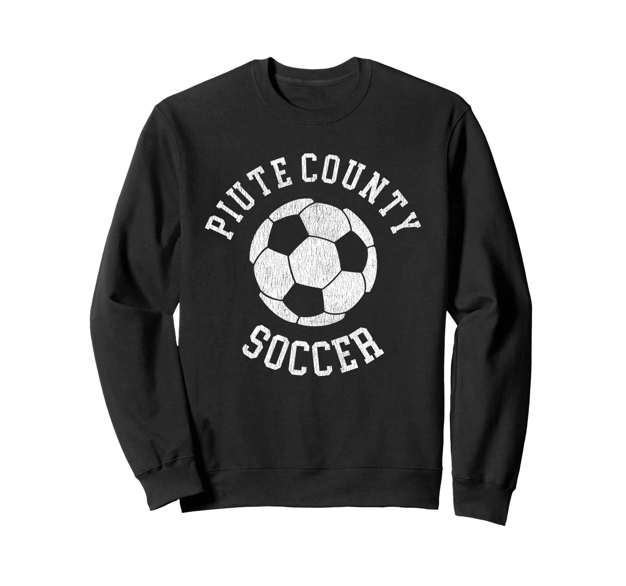 Piute County Soccer Distressed Sweatshirt - Aesthetic Graphic for Adults - T-Shirt, Sweatshirt, Hoodie