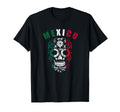 Mexico Sugar Flower Skull Distressed T-Shirt - Aesthetic Graphic Unisex - T-Shirt, Sweatshirt, Hoodie