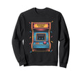 Insert Coin Arcade Cabinet Gaming Sweatshirt - Aesthetic Graphic Unisex - T-Shirt, Sweatshirt, Hoodie
