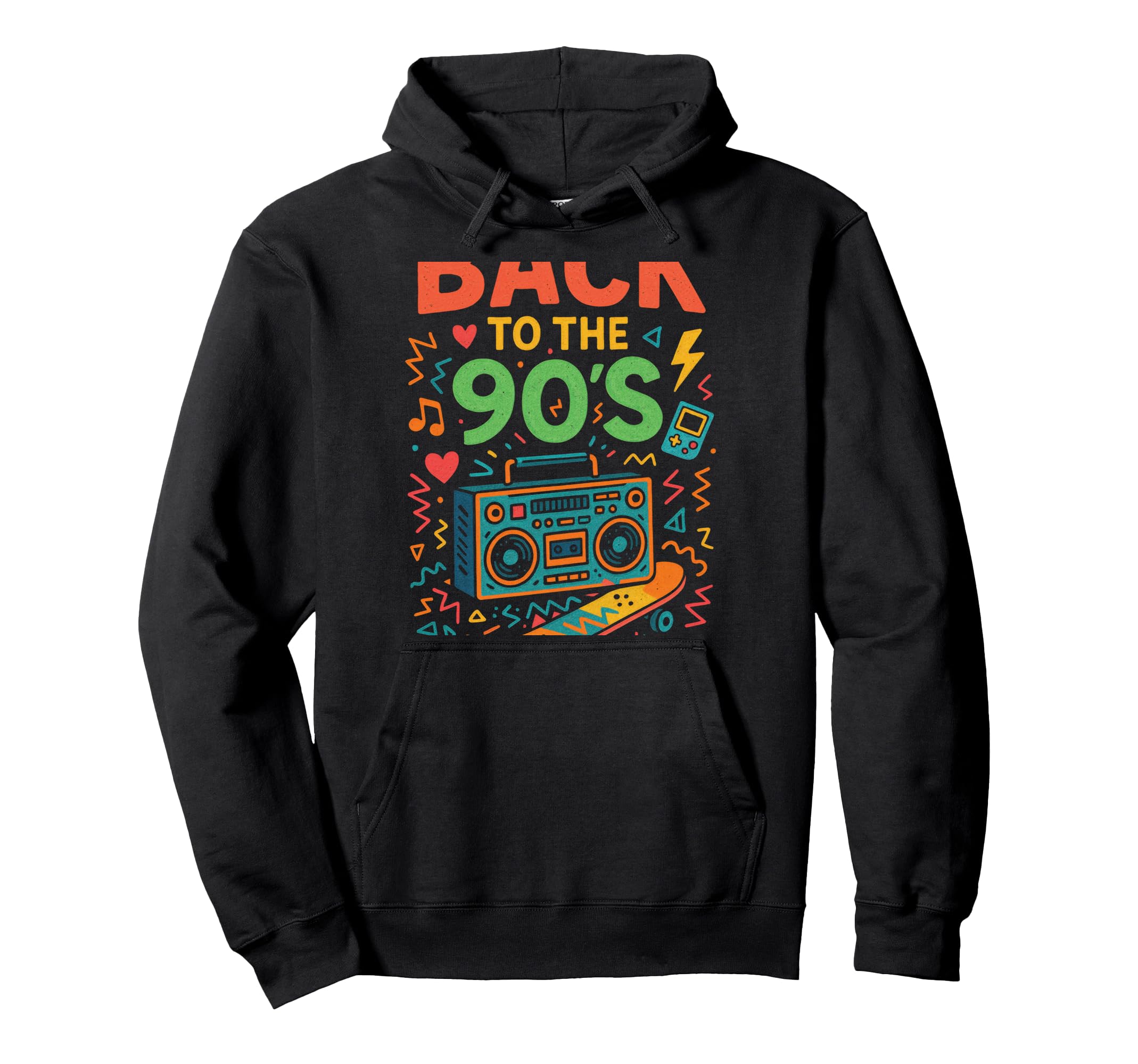 Back To 90S 90S Old School Hoodie - Unique Graphic for Adults - T-Shirt, Sweatshirt, Hoodie