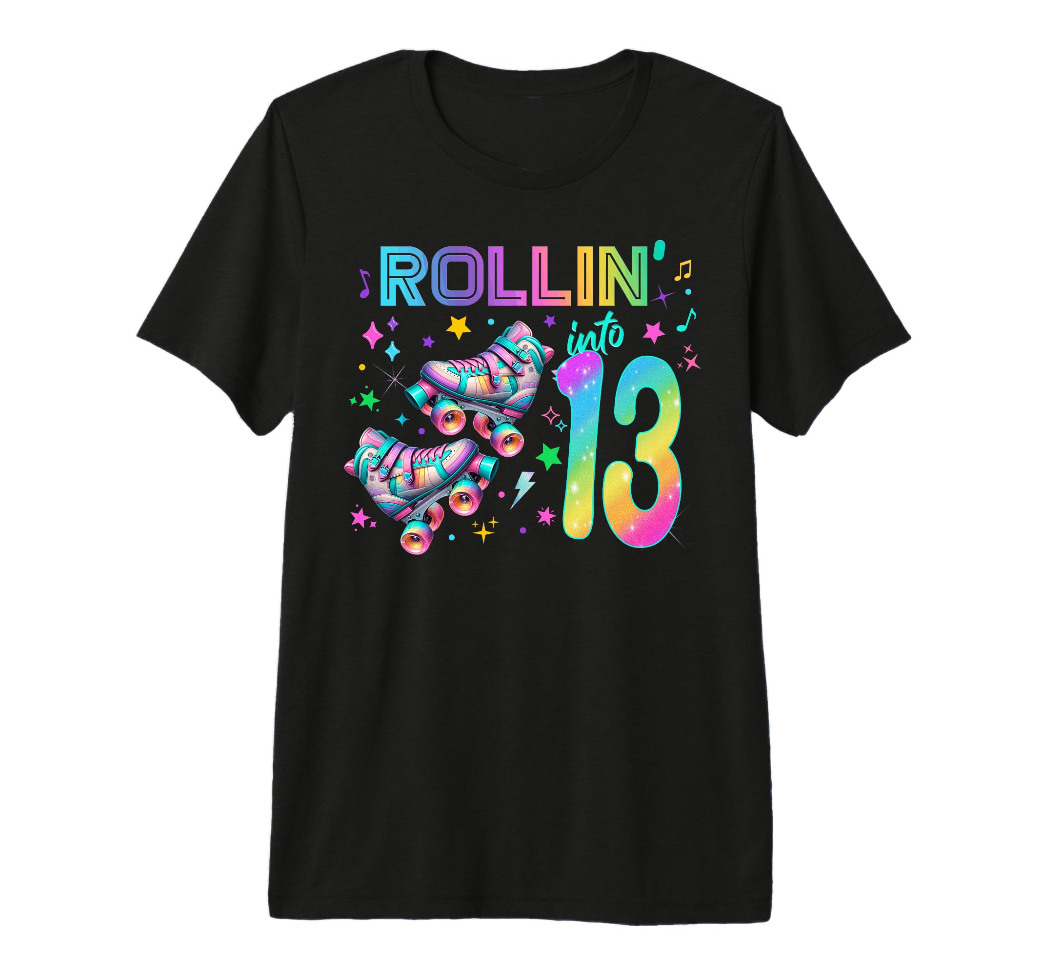 Roller Skates Birthday Outfit Tri Blend T-Shirt - Minimalist Print Unisex - T-Shirt, Sweatshirt, Hoodie